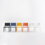 chaise lizz mat kartell noir