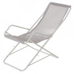 chaise longue bahama emu blanc