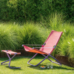 chaise longue snooze emu blanc gris clair