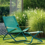 chaise longue snooze emu blanc gris clair