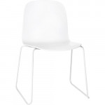 chaise luge visu muuto blanc