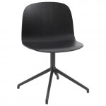 chaise pivotante visu wide muuto noir