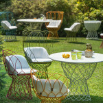 chaise retrouve emu blanc