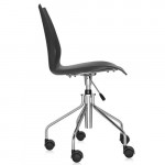 chaise roulettes maui kartell anthracite