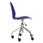 chaise roulettes maui kartell bleu marine