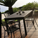 chaise segno emu marron