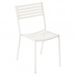 chaise segno emu fer blanc