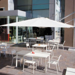 chaise star emu blanc mat