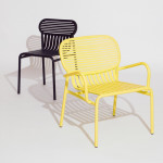 chaise week end petite friture noir
