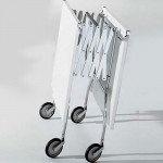 chariot pliant battista kartell blanc