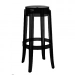 Charles Ghost Tabouret H 75 Design Kartell Noir