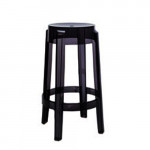 Charles Ghost Tabouret H65 Design Kartell Opaque noir