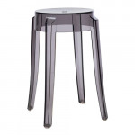 Charles Ghost Tabouret Design Kartell Fume