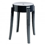 Charles Ghost Tabouret Design Kartell Noir