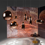 suspension copper round 40 tom dixon