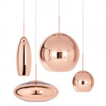 suspension copper round 40 tom dixon