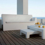 coussin canape sofa vondom blanc
