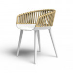 Cuborg Fauteuil Design magis blanc naturel