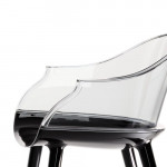 Cyborg Fauteuil Design Magis Noir transparent