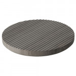 dessous plat groove 21 muuto gris