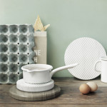 dessous plat groove 21 muuto gris