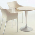 Dr. NO Kartell Fauteuil design gris chaud