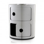 meuble rangement componibili 2 elements kartell cuivre