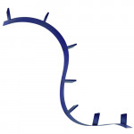 etagere popworm 320 kartell bleu cobalt