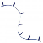 etagere popworm 320 kartell bleu cobalt