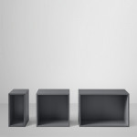 etagere stacked large fond muuto gris fonce