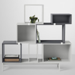 etagere stacked large fond muuto gris fonce