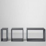 etagere stacked large muuto gris fonce