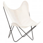 fauteuil aa coton airborne blanc naturel