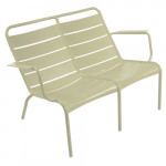 fauteuil bas duo luxembourg fermob tilleul