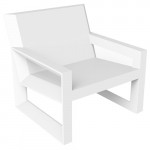 fauteuil bas frame vondom blanc