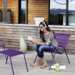 fauteuil bas monceau fermob carbone