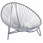 fauteuil bas tulum boqa gris
