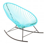fauteuil bascule celestun boqa bleu ciel