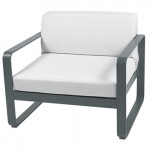 fauteuil bellevie fermob gris orage