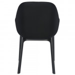 fauteuil clap pvc kartell noir noir