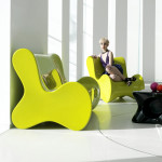 fauteuil doux vondom rouge