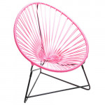 fauteuil enfant chiquita boqa rose