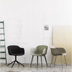 fauteuil fiber tube muuto vert