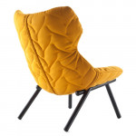 fauteuil foliage kartell noir beige