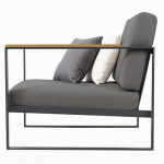 fauteuil garden easy roshults taupe