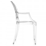 Fauteuil Louis Ghost Kartell Transparent