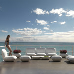 transat pillow vondom blanc