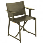 fauteuil pliant stanley magis noir