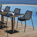 fauteuil round emu noir