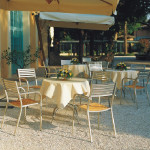fauteuil segno teck emu fer ancien